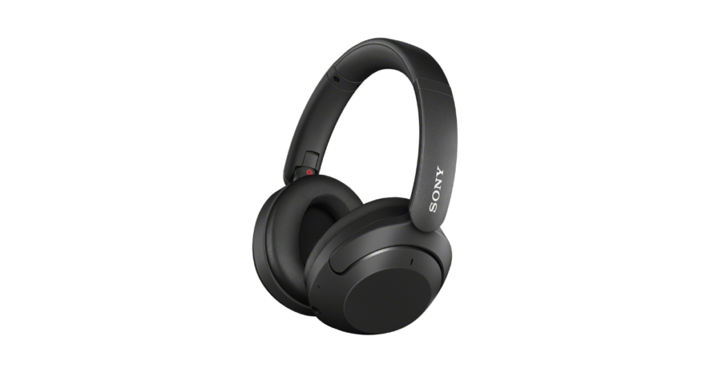 sony wh xb910n extra bass noise cancelling headphones, wireless bluetooth over the ear headset with microphone and alexa voice control, black