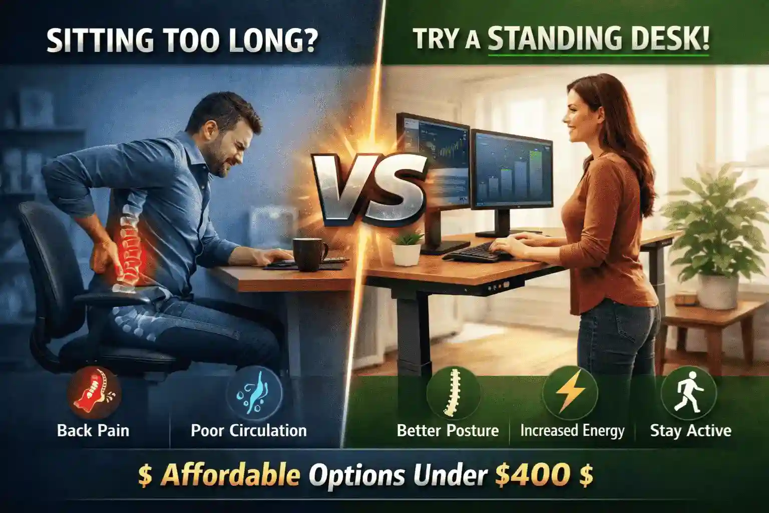 best standing desk under 400